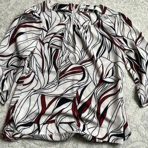 WOMANS Cleo Petites Blouse Size Small